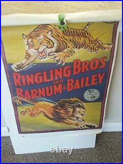 Ringling Brothers And Barnum & Bailey Antique Circus Poster