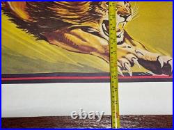 Ringling Brothers And Barnum & Bailey Antique Circus Poster 23.5x36 RARE