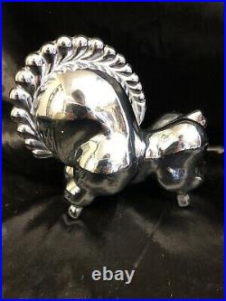 Russell Wright Libbiloo circus horse Nickel Plated bookend, A Single