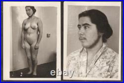 SUPER-RARE ANTIQUE 2 PHOTOS Undressed BEARDED LADY Circus FREAK Risque SIDESHOW SUPER-RARE ANTIQUE 2 PHOTOS Undressed BEARDED LADY Circus FREAK Risque SIDESHOW