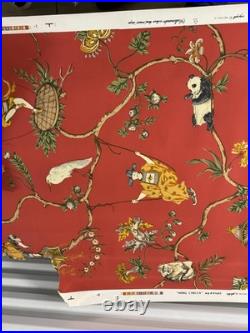 Scalamandré Ming Circus Wallpaper wp# 81605 Width 27 5 Yard Roll