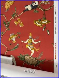 Scalamandré Ming Circus Wallpaper wp# 81605 Width 27 5 Yard Roll