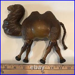 Schoenhut Camel, 2 humps, Glass eye, circus toy, antique