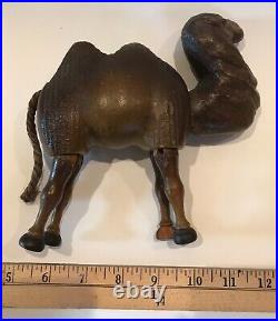 Schoenhut Camel, 2 humps, Glass eye, circus toy, antique