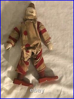 Schoenhut Circus Clown Wooden Antique Toy
