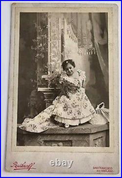 Sideshow Circus Freak Cabinet Card Photo Chiquita The Cuban Atom Living Doll