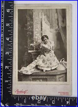 Sideshow Circus Freak Cabinet Card Photo Chiquita The Cuban Atom Living Doll