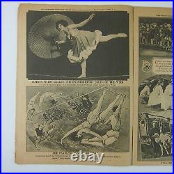 Sparks Circus Courier Advertising Program Greenville Ohio Antique 1923 RARE