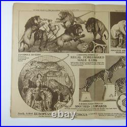 Sparks Circus Courier Advertising Program Greenville Ohio Antique 1923 RARE