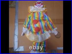 The Heritage Mint LTD Happiness and Love Collector 16 Porcelain Clown 1989 3X