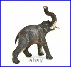 ULTRA RARE ANTIQUE Circus Elephant TOY REAL, FUR SPECTACULAR