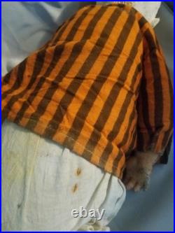 Ultra Rare Antique Fair Amusement Co. Plaster & Fabric Carnival Doll Early 1900s