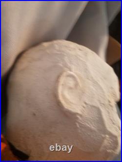 Ultra Rare Antique Fair Amusement Co. Plaster & Fabric Carnival Doll Early 1900s