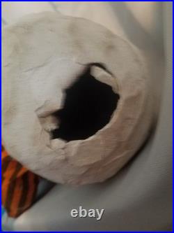 Ultra Rare Antique Fair Amusement Co. Plaster & Fabric Carnival Doll Early 1900s