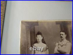 Urma Troupe Circus Performers Cabinet Card Photo Trapeze Leicester England