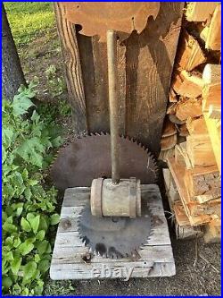 VINTAGE Antique WOOD & IRON Strongman CIRCUS Carnival Mallet HAMMER 15 Lb 10 Oz