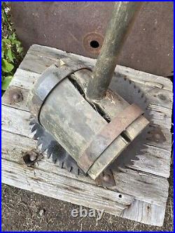 VINTAGE Antique WOOD & IRON Strongman CIRCUS Carnival Mallet HAMMER 15 Lb 10 Oz