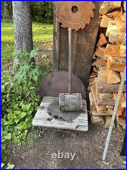 VINTAGE Antique WOOD & IRON Strongman CIRCUS Carnival Mallet HAMMER 15 Lb 10 Oz