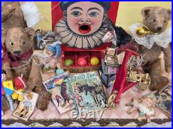 Victorian Artisan Miniature Dollhouse Coffre D'Emilie Antique Toys Market Stand Victorian Artisan Miniature Dollhouse Coffre D'Emilie Antique Toys Market Stand