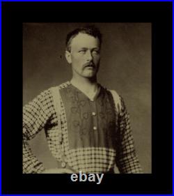 Victorian Circus Man Or Lion Tamer Unusual Costume Occupational Photo Tintype