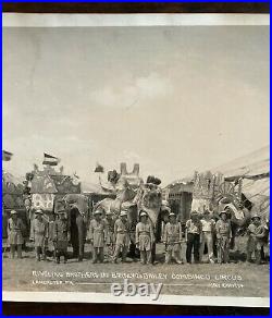 Vintage 1930s Ringling Bros Barnum Bailey Costume Elephant Trainers Circus Photo