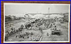 Vintage 1930s WILLIAM'S CARNIVAL On Circus Grounds NYC Circus Troupe Photo