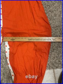Vintage 50s Homemade Clown Suit Costume Full Body Bright Colors Adult Hat