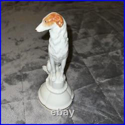 Vintage Antique Circus Borzoi Katzhutte Germany Dog Figurine Stamped