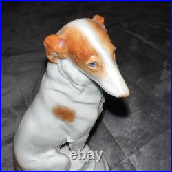 Vintage Antique Circus Borzoi Katzhutte Germany Dog Figurine Stamped