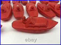 Vintage Antique Plastic Carnival Boats Duck/fish Pond With Numbers Full Set 20