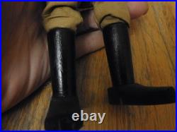 Vintage Antique Wooden Schoenhut Circus Painted Eye Farmer Man Toy NICE