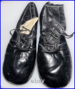 Vintage Cats Paw Circus Clown Shoes Black