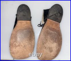 Vintage Cats Paw Circus Clown Shoes Black