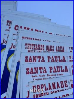 Vintage Circus Poster Collection Regionalism California Antique Lot Big Strong