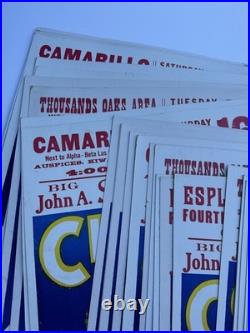 Vintage Circus Poster Collection Regionalism California Antique Lot Big Strong