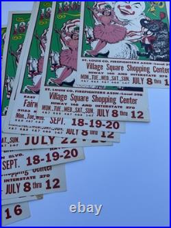 Vintage Circus Poster Collection Regionalism California Antique Lot Big Strong