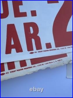 Vintage Circus Poster Collection Regionalism California Antique Lot Big Strong