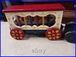 Vintage Circus Toy Truck Old Antique Large Carnival 36 Toy Truck Lot