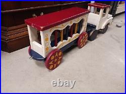 Vintage Circus Toy Truck Old Antique Large Carnival 36 Toy Truck Lot