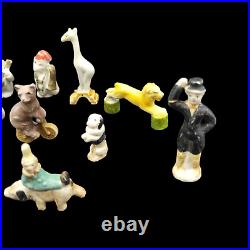 Vintage Japan 20 Piece Bisque Porcelain Birthday Cake Topper Decor Circus Theme