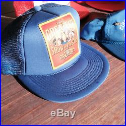 Vintage Lot of 7 Circus Hats Baseball Cap Rare Snapback Trucker Hat Caps MINT