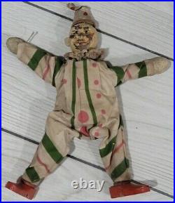 Vintage Original Schoenhut Wood Circus Clown Humpty Dumpty Toy Antique As Found