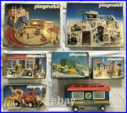 Vintage Playmobil Lot/Lotto 7 pieces/7 pezzi RARO/RARE! Circus, Zoo Etc