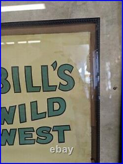 Vintage Poster Buffalo Bill's Wild West Sells Floto Circus Erie lithographreal