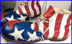 Vintage Professional Clown Shoes All Leather Size 10 Or 10.5