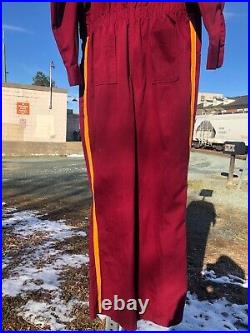 Vintage RINGLING BOR AND BARNUM & BAILEY CIRCUS WORKERS overalls size 46 LONG