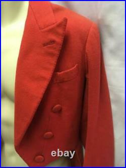 Vintage Red Tailcoat wool ring master circus dinner master speaker 38 chest