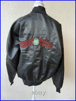 Vintage Ringling Brothers Barnum & Bailey Circus Satin Size Large Bomber Jacket
