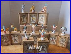 Vintage Ringmaster candle holder collection / Ceramic / 12 piece circus set