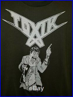 Vintage VTG 1988 Toxik Beware World Circus T-shirt